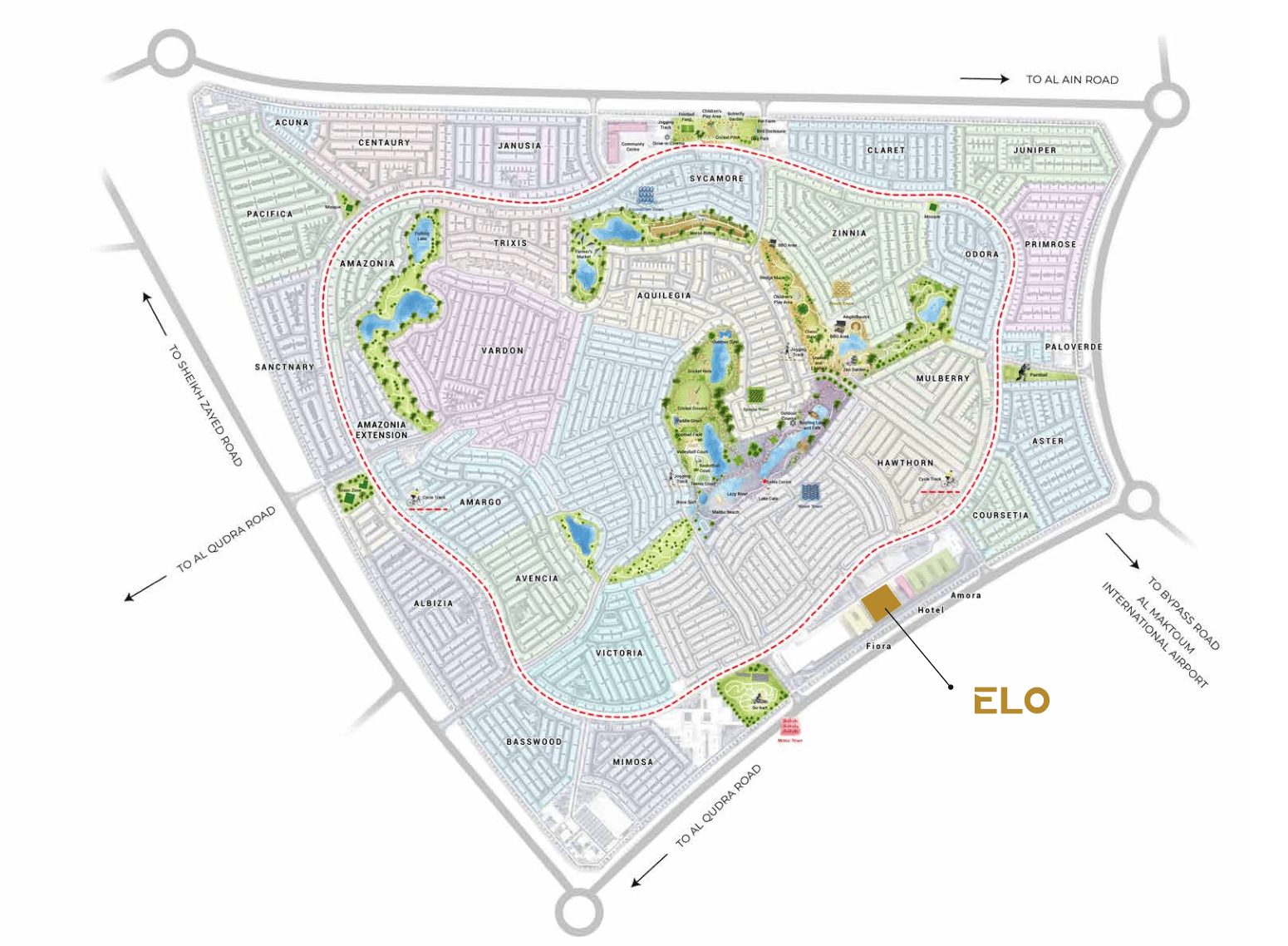 Elo Damac master plan 1