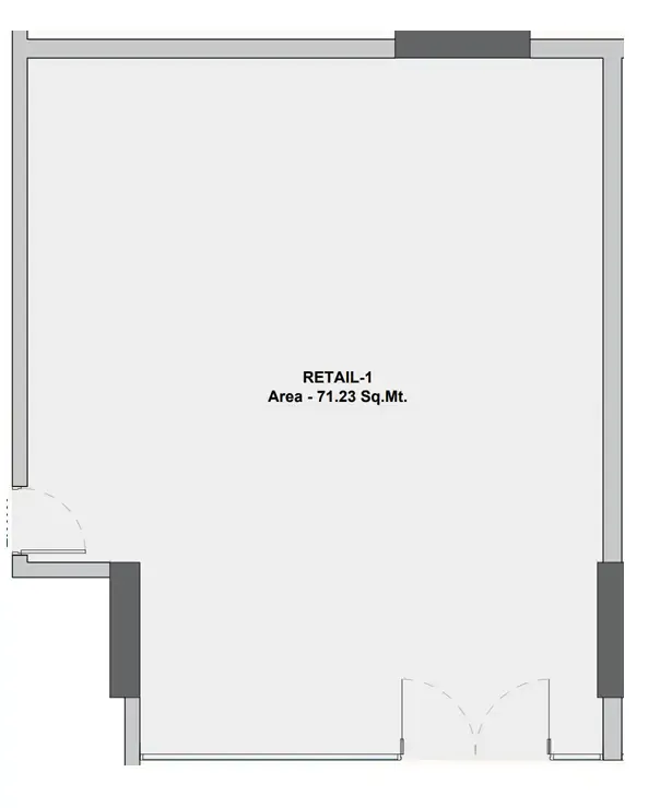  bedroom Retail floor plan at Woodland Terraces