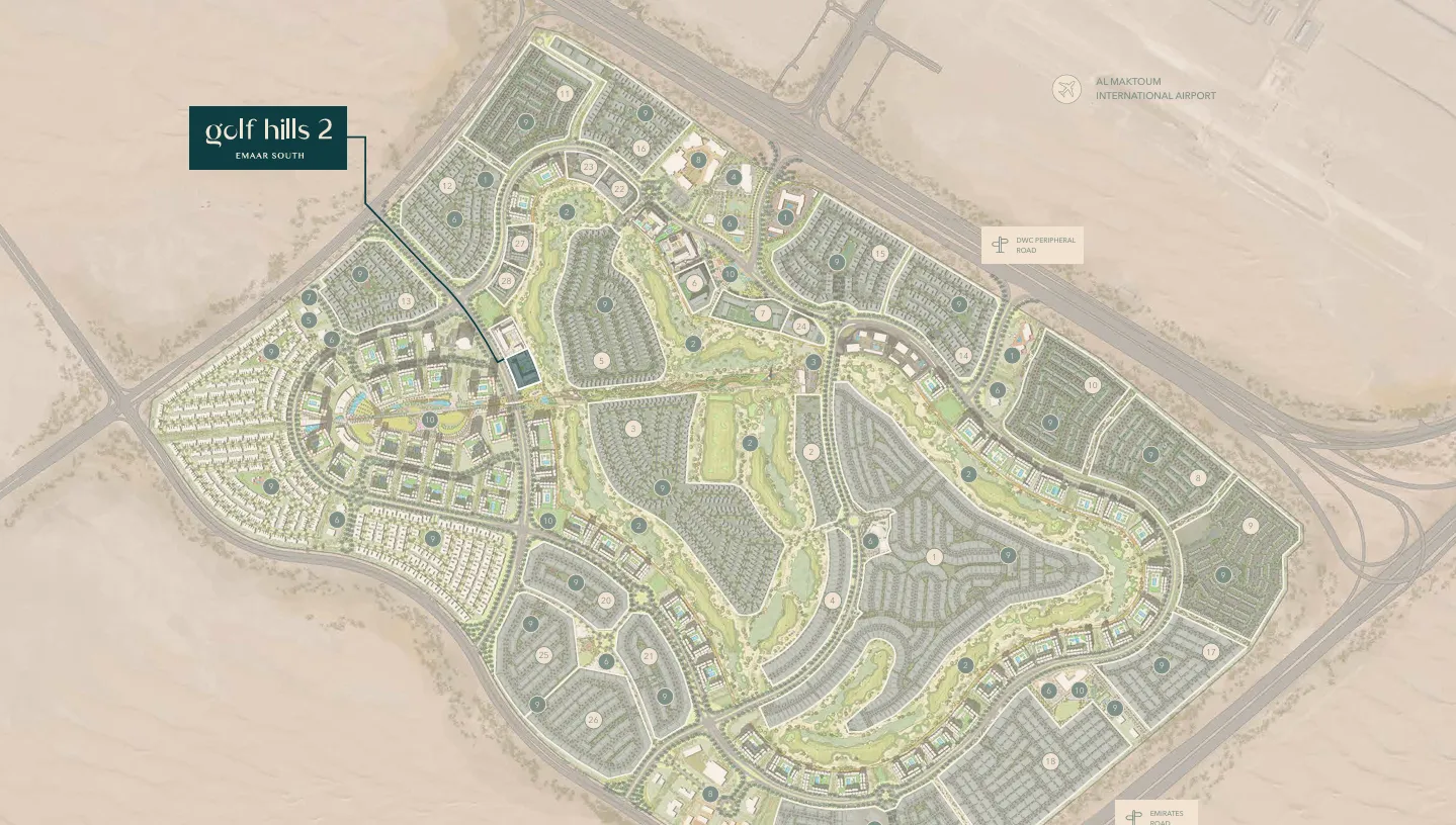 Golf Hills 2 master plan 1