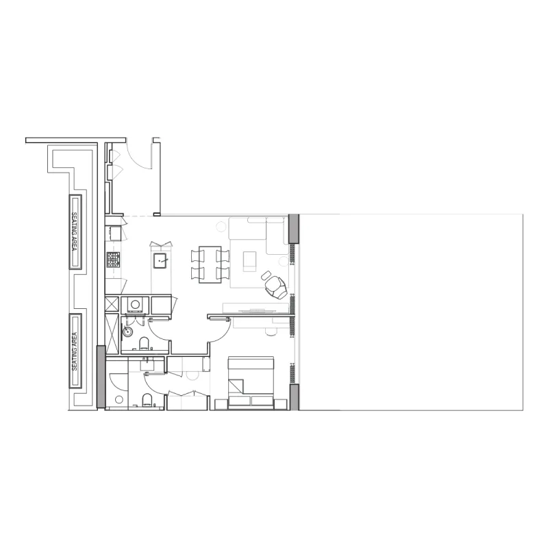 1 bedroom Apartments floor plan at Wynwood Horizon