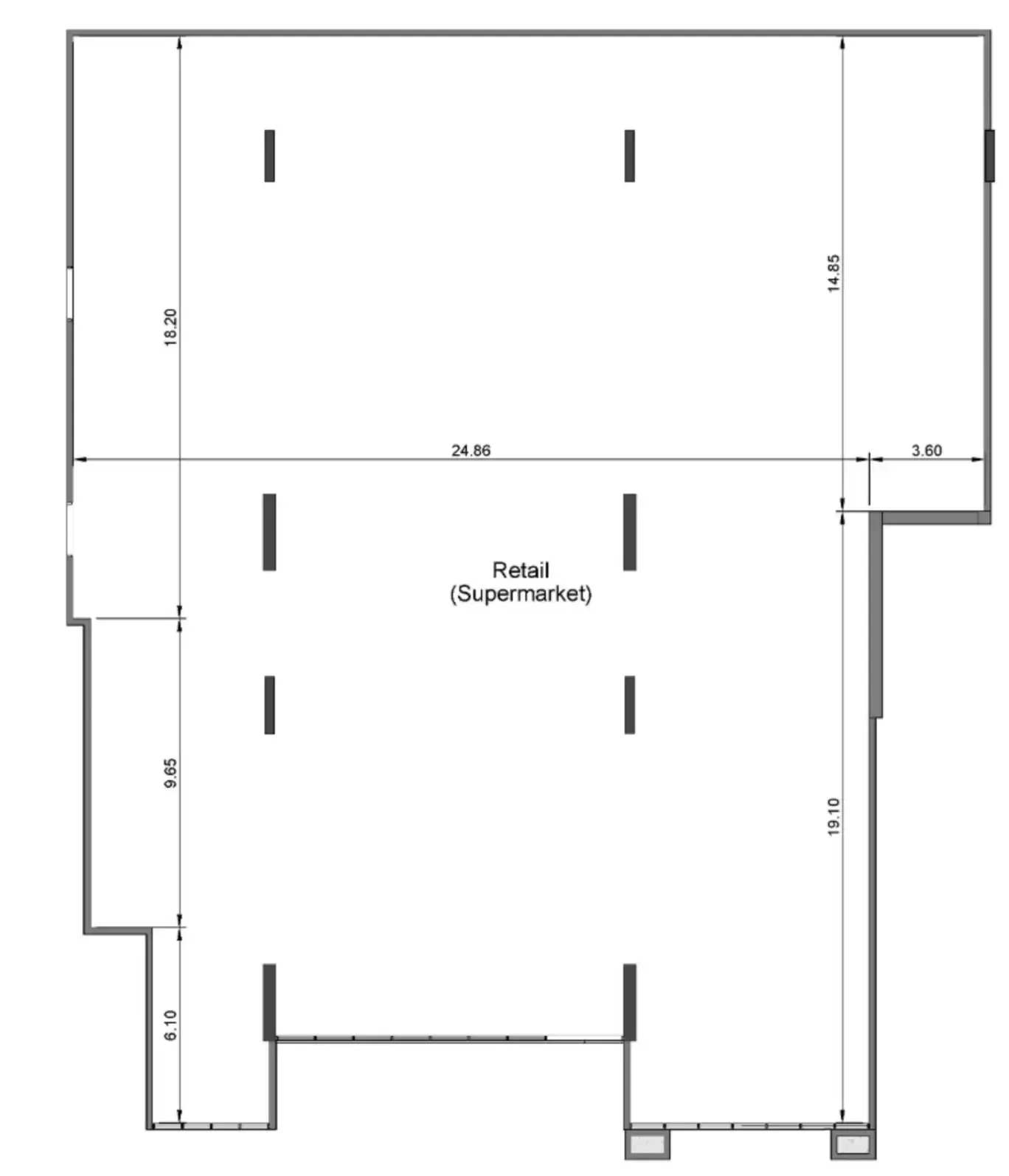  bedroom Commerce floor plan at The District