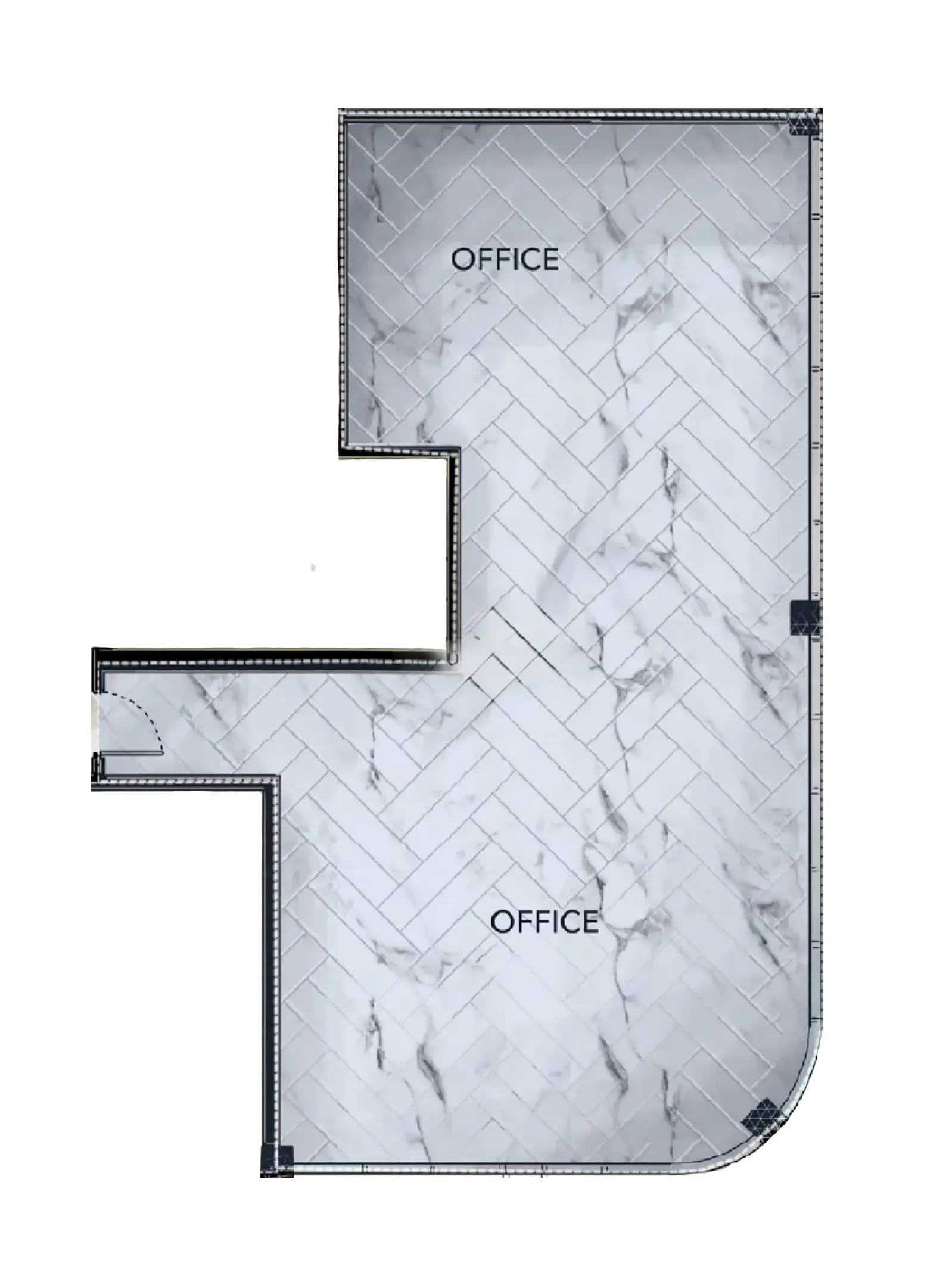  bedroom Office floor plan at Radiant Bridges
