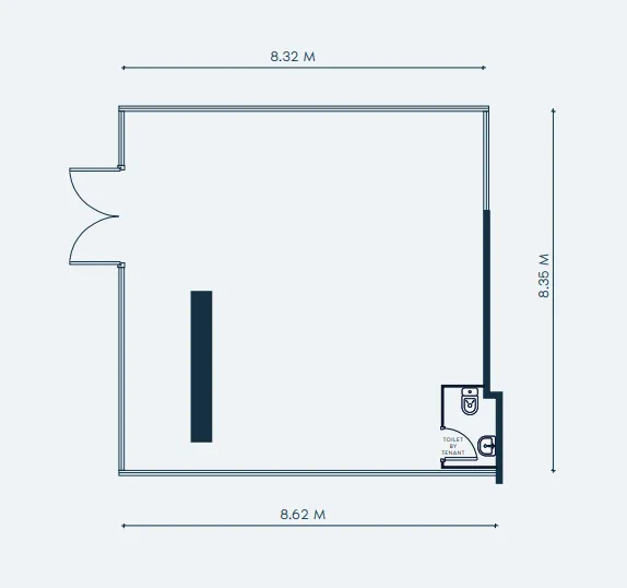  bedroom Retail floor plan at Creek Views 3