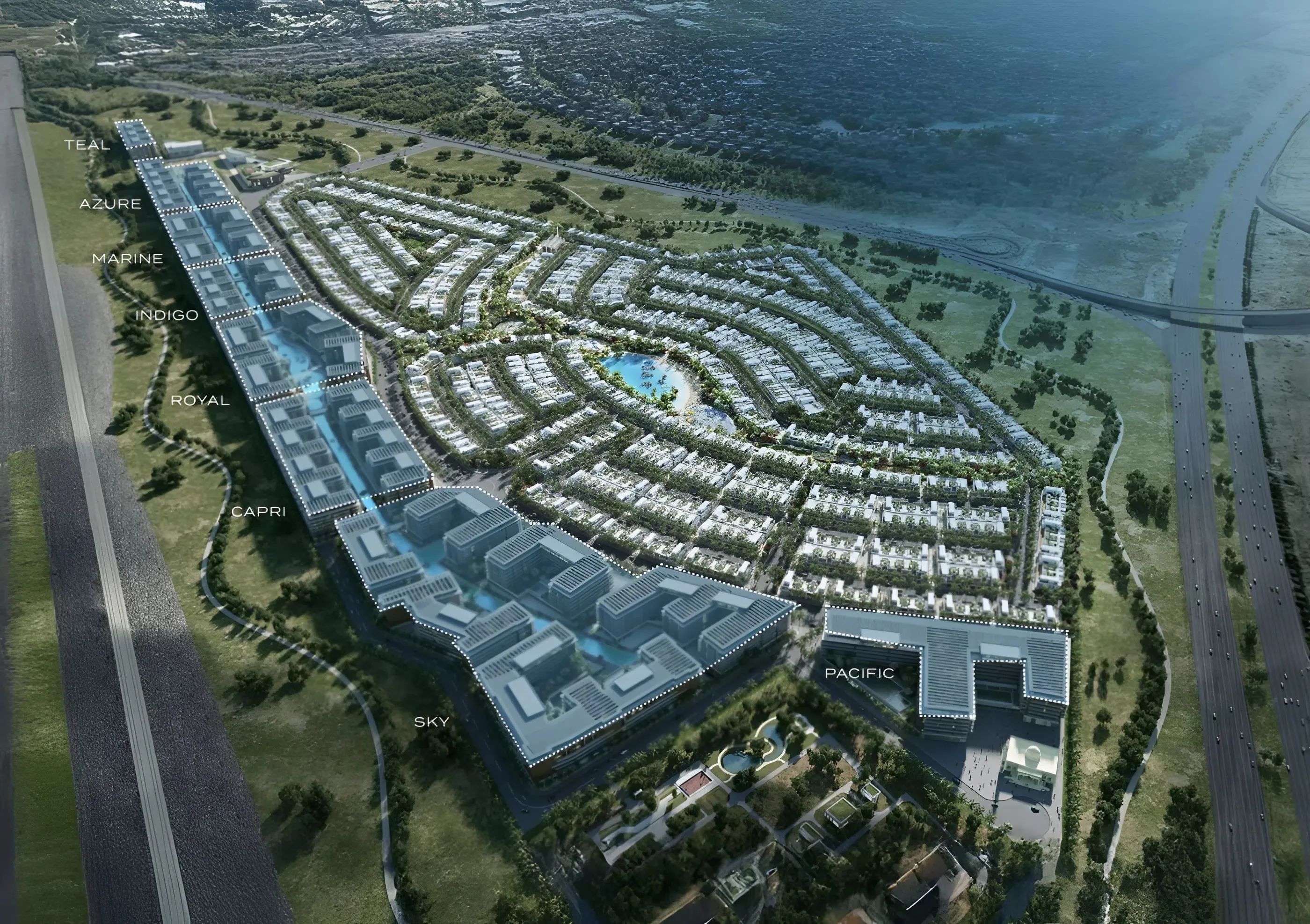 Damac Riverside Views master plan 1