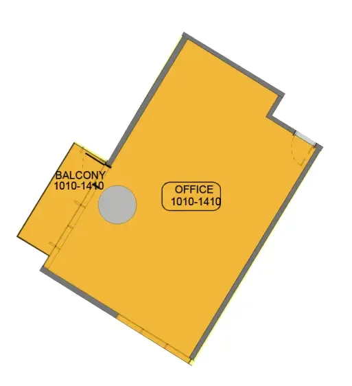  bedroom Office floor plan at Samana Barari Avenue