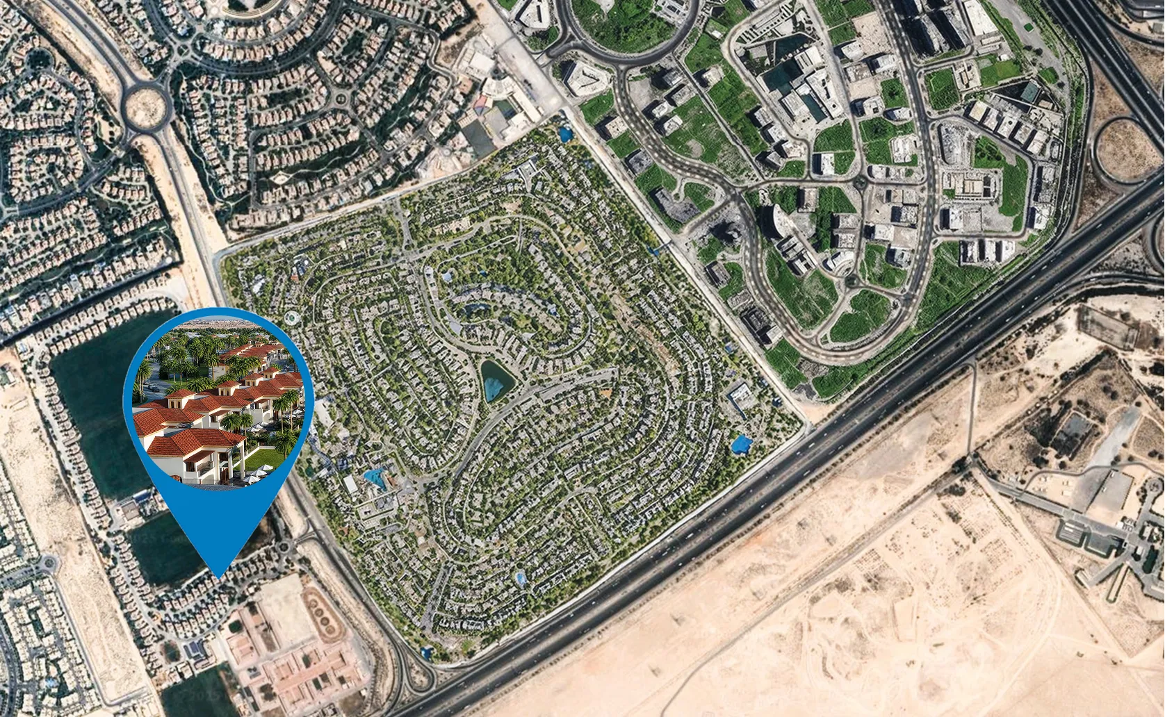 Al Habtoor Polo Resort Villas master plan 1