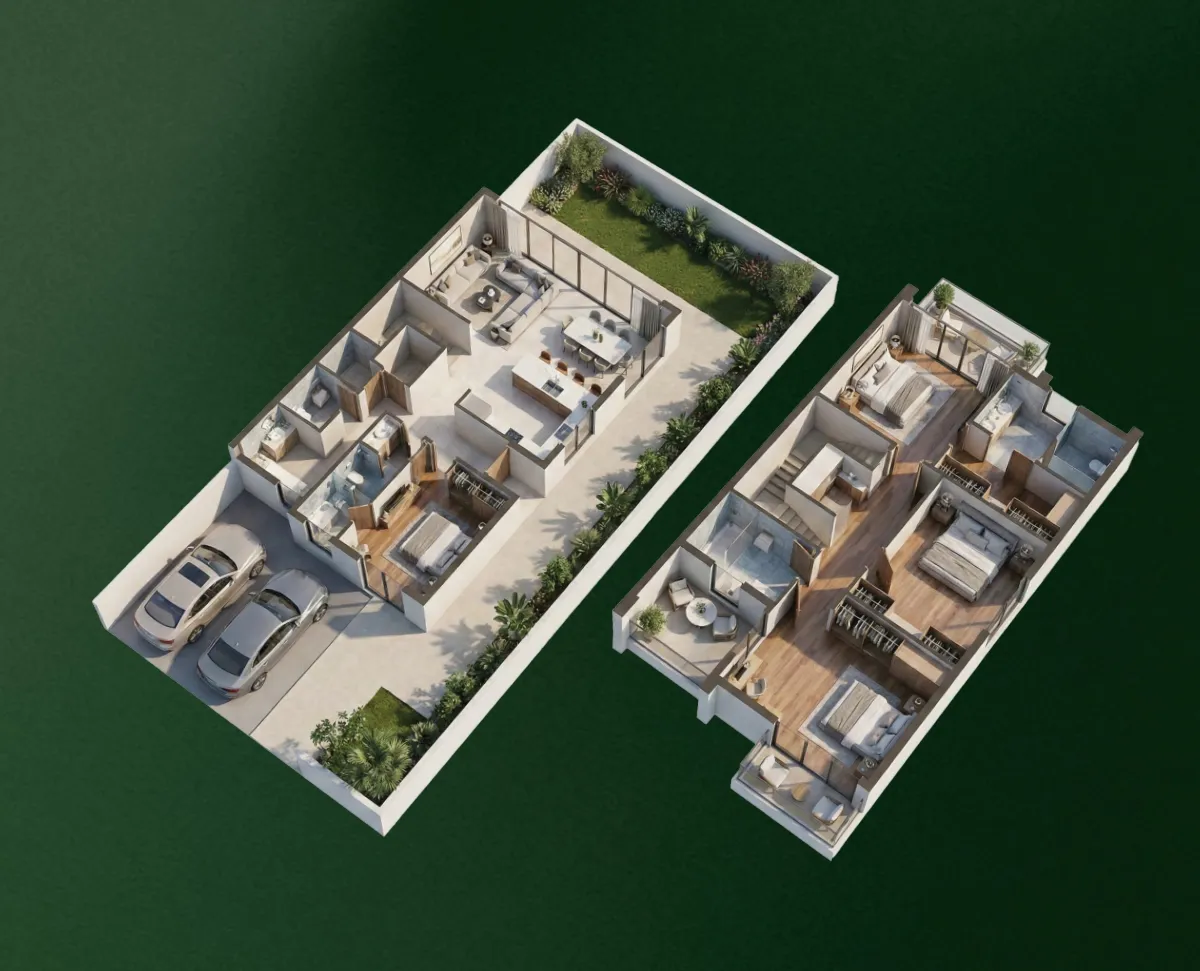 4.5 bedroom Townhouse floor plan at Sukoon by Sanzen