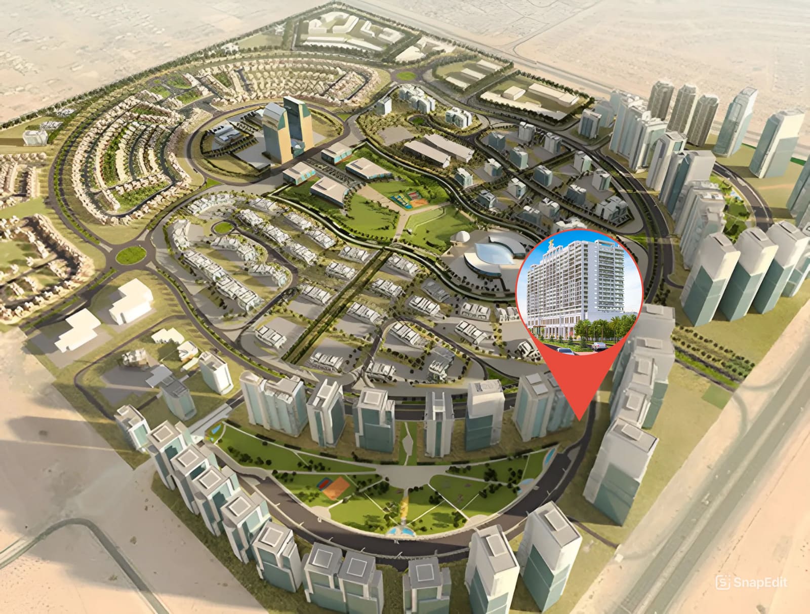 Vincitore Aqua Flora master plan 1