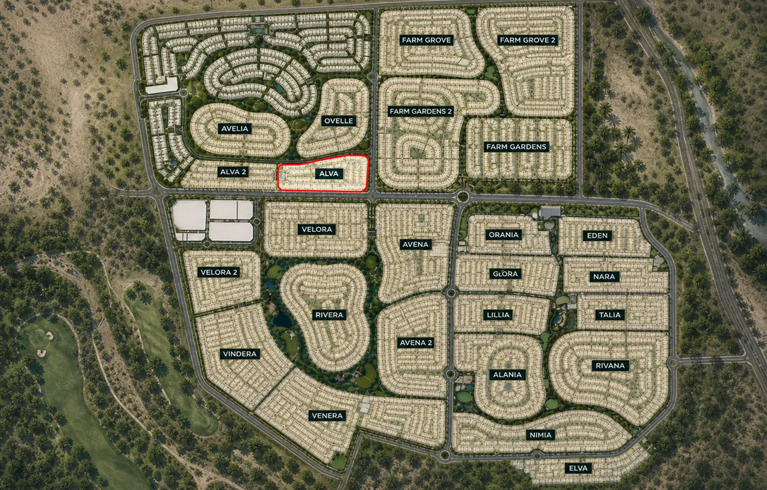 Alva The Valley master plan 1