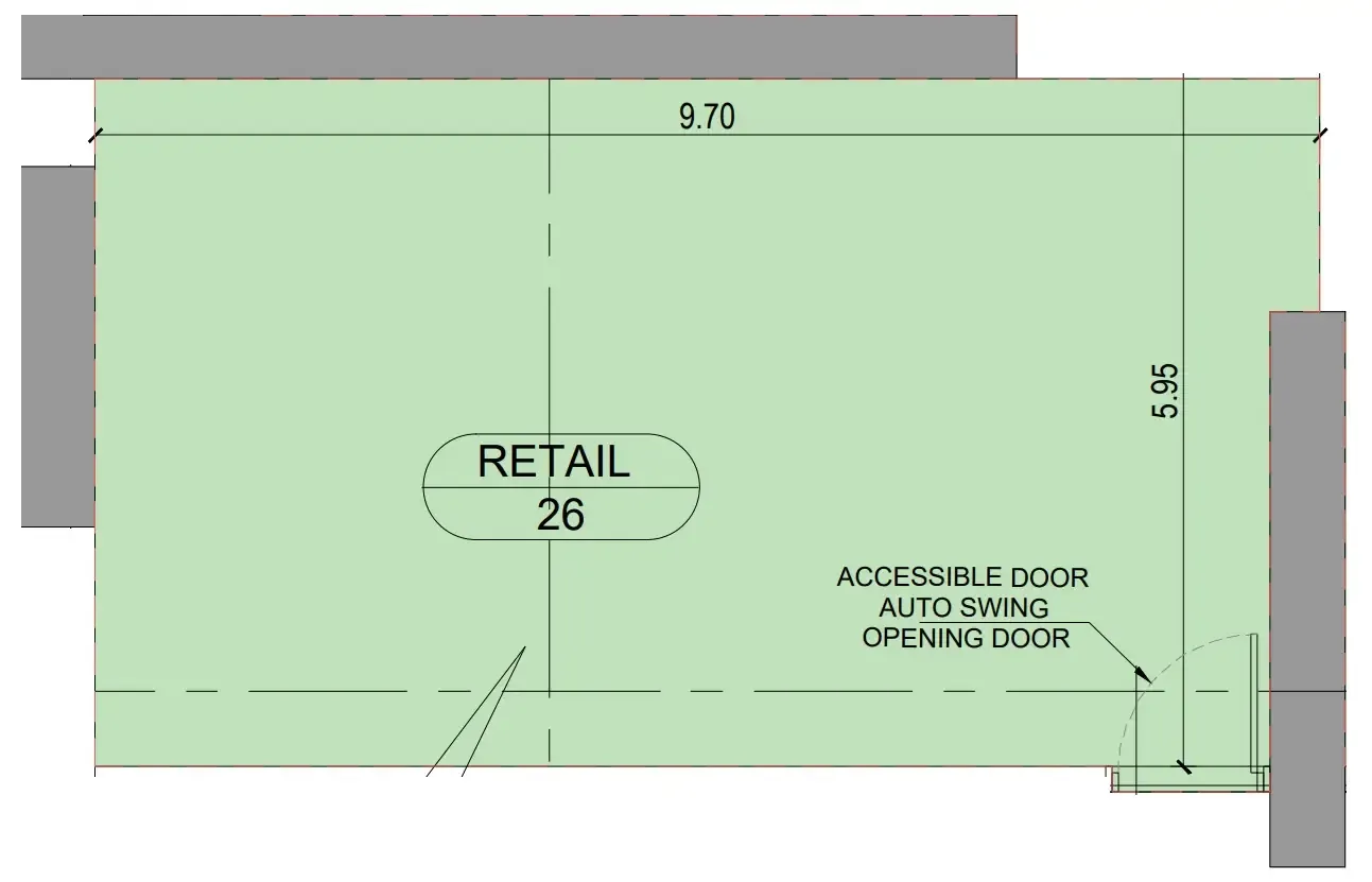  bedroom Retail floor plan at Binghatti Sky Terraces