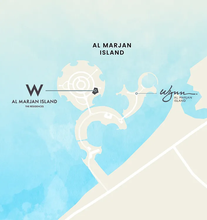 W Hotels and Residences Al Marjan master plan 1