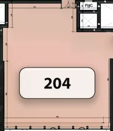  bedroom Office floor plan at Zenith J1