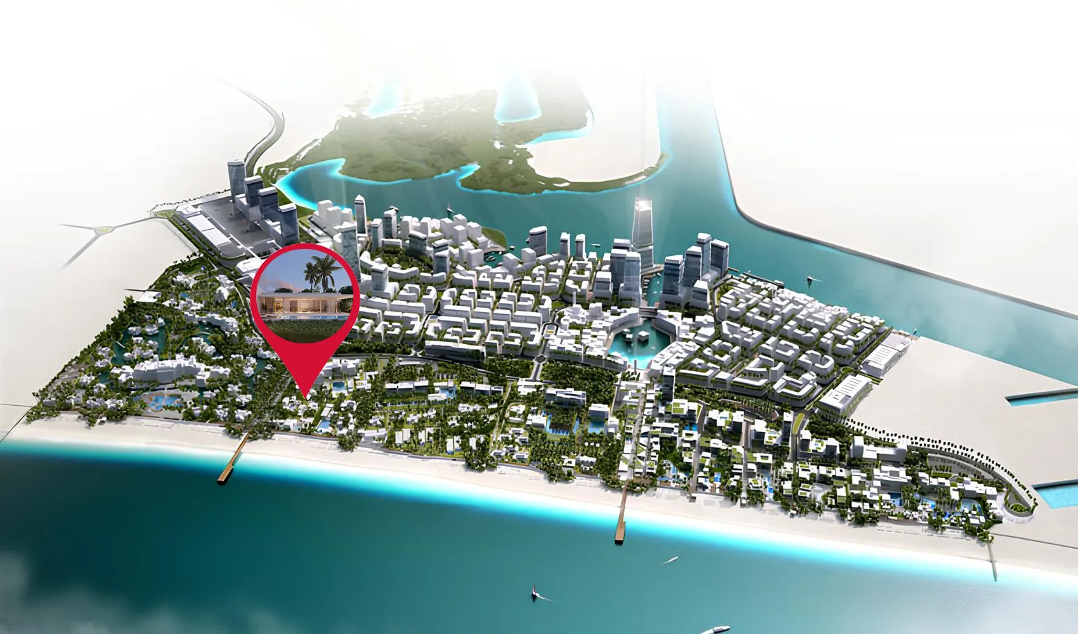 Al Zorah Beach Hills Villa's master plan 1