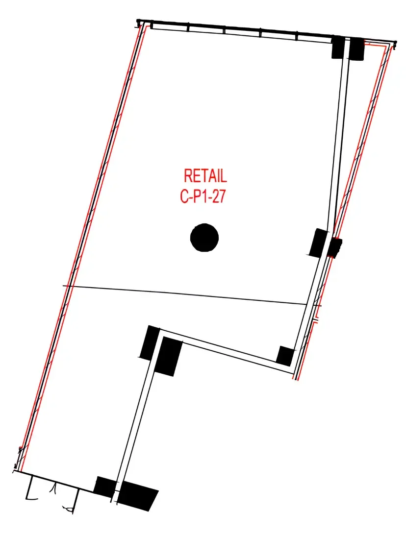  bedroom Retail floor plan at Sky Hills Astra