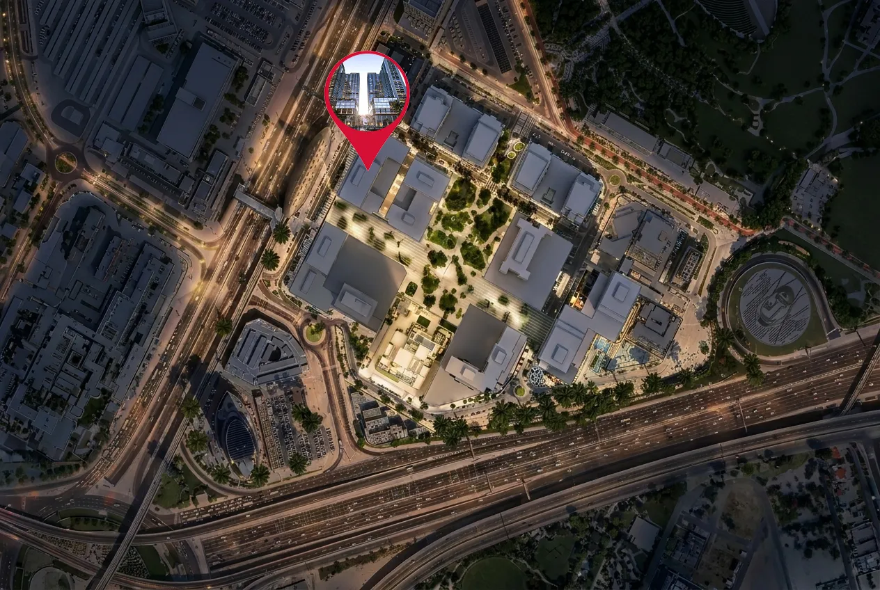 Avenue Park Towers 2 at Wasl 1 master plan 1