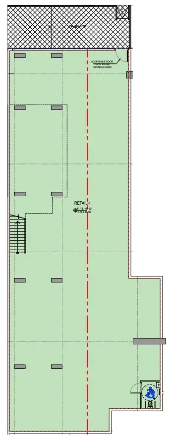  bedroom Retail floor plan at Binghatti Ivory