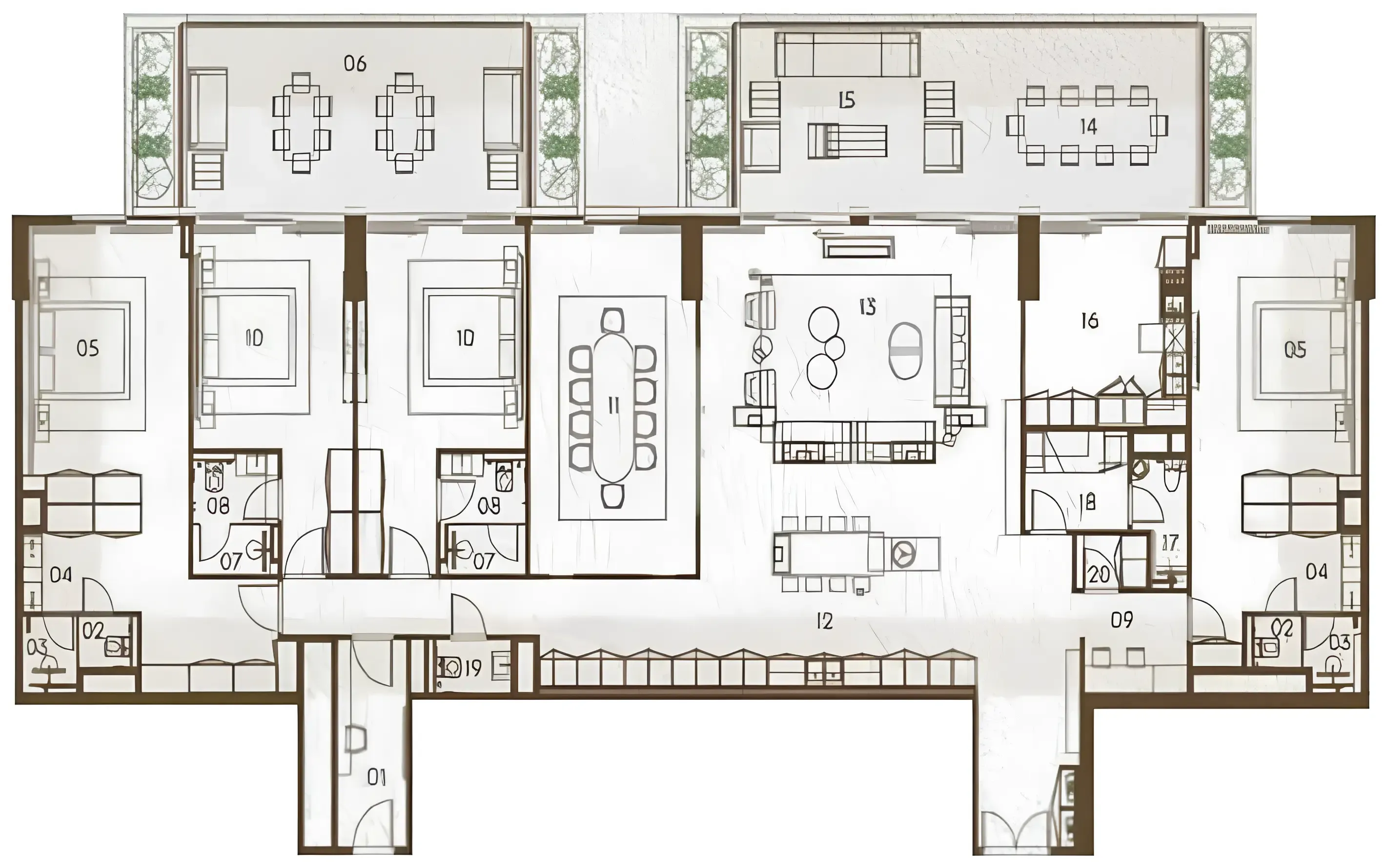 4 bedroom Apartments floor plan at Keturah Reserve