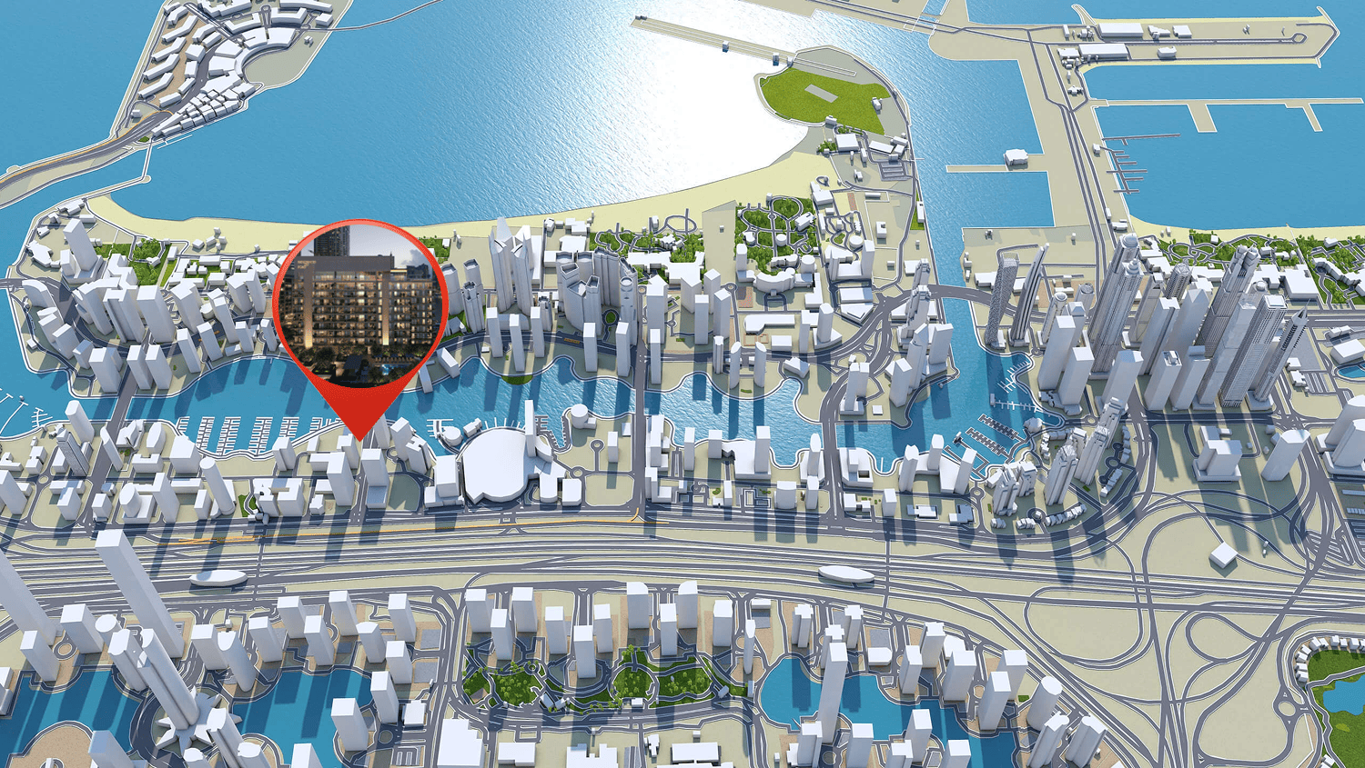 Residences Du Port Autograph Collection master plan 1
