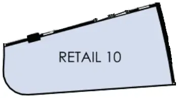  bedroom Retail floor plan at Radisson Blu Hotel & Residences