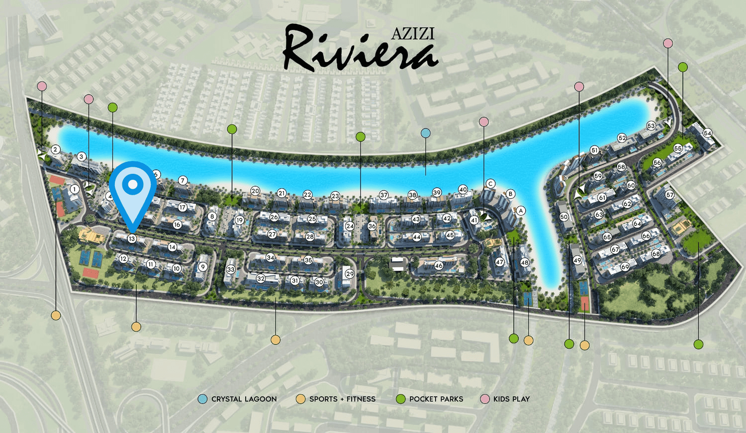 Riviera 13 master plan 1