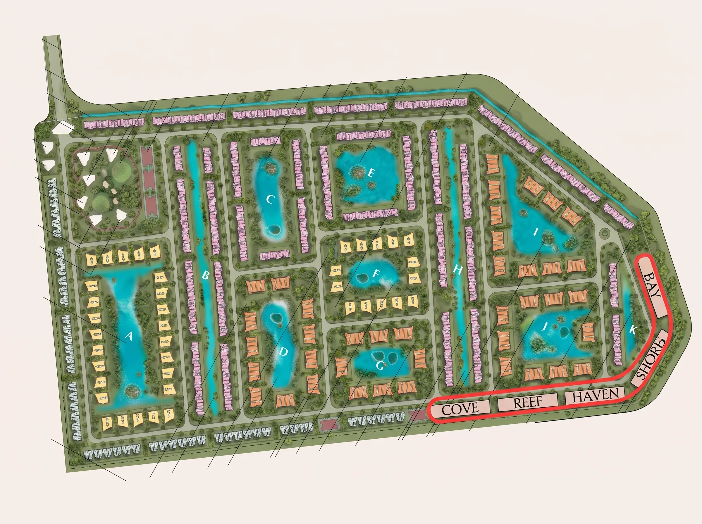 Lunaya Terraces master plan 1