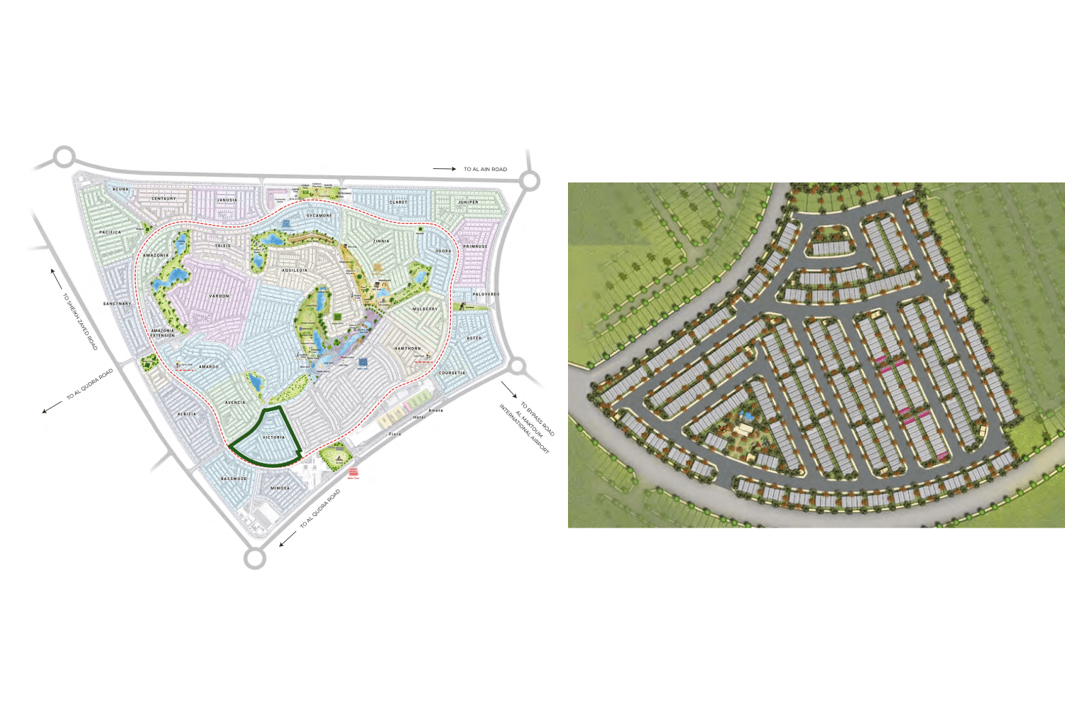 Damac Hills 2 - Victoria master plan 1