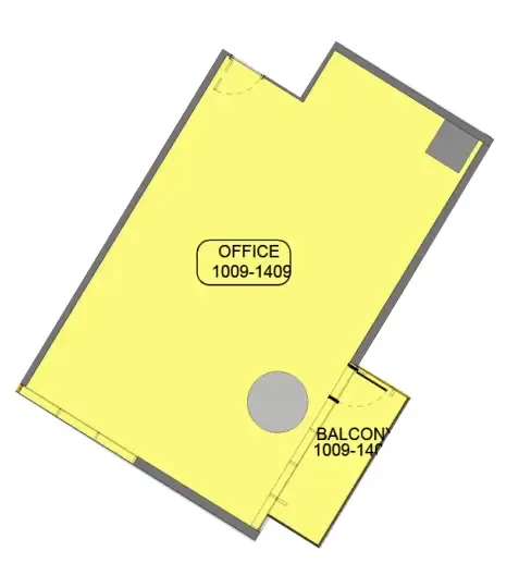  bedroom Office floor plan at Samana Barari Avenue