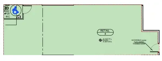  bedroom Retail floor plan at Binghatti Cullinan