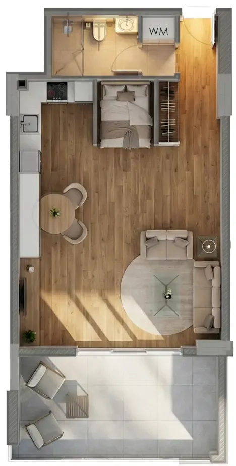 0 bedroom Apartments floor plan at Armas By Zenith