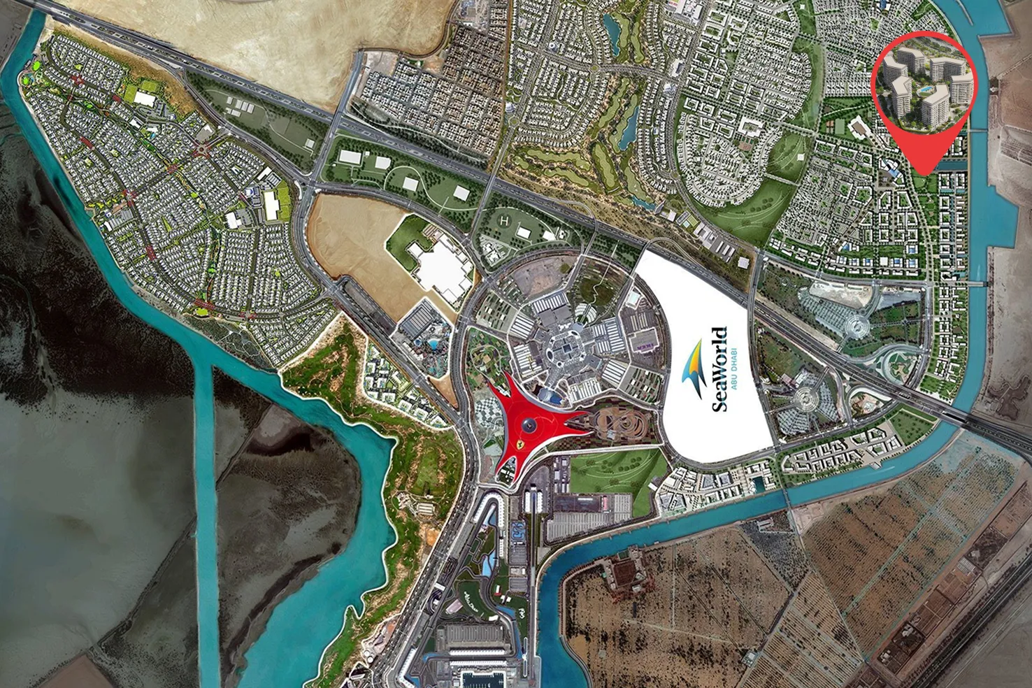 Yas Park Place master plan 1