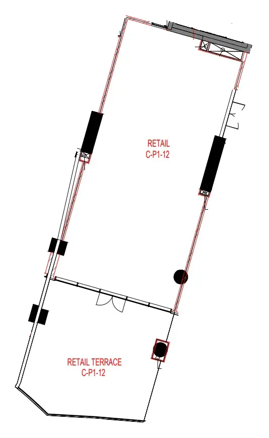  bedroom Retail floor plan at Sky Hills Astra
