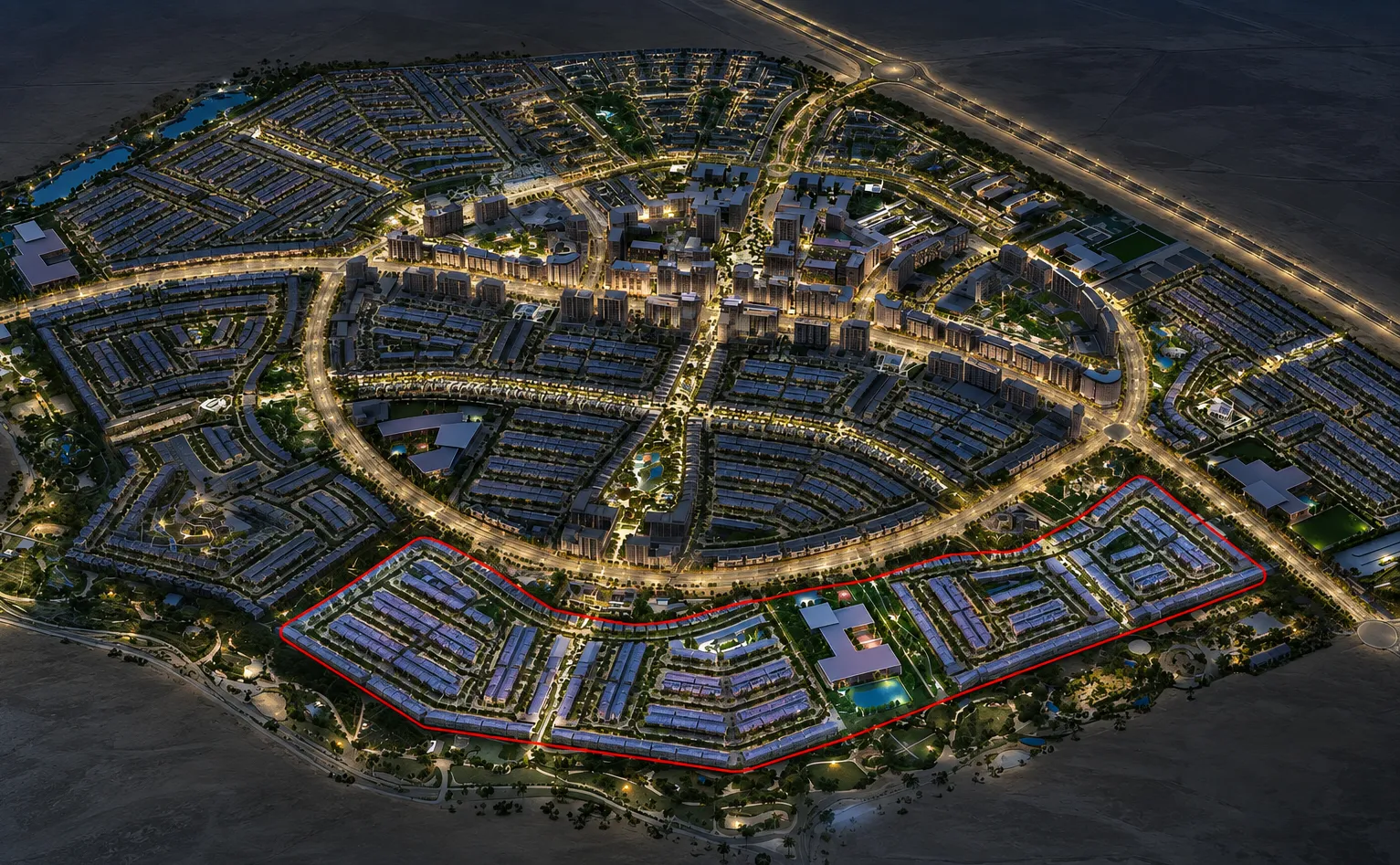 Al Ghadeer Parks master plan 1