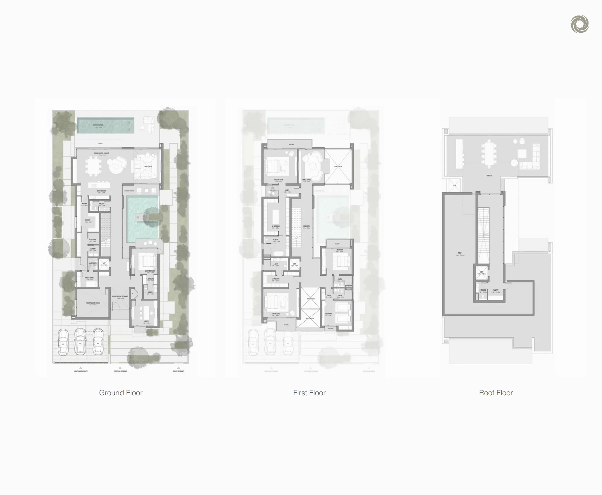 5 bedroom Villa floor plan at Cedarwood Estates South