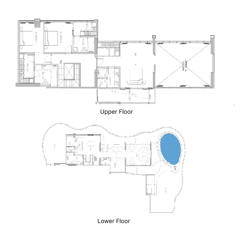 4 bedroom Duplex floor plan at Chic Tower