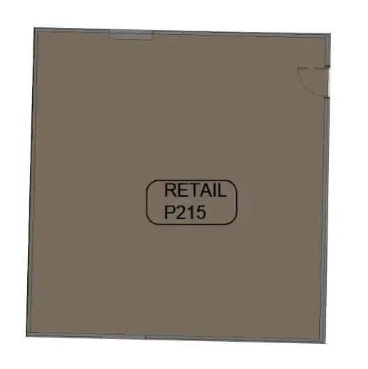  bedroom Retail floor plan at Samana Barari Avenue