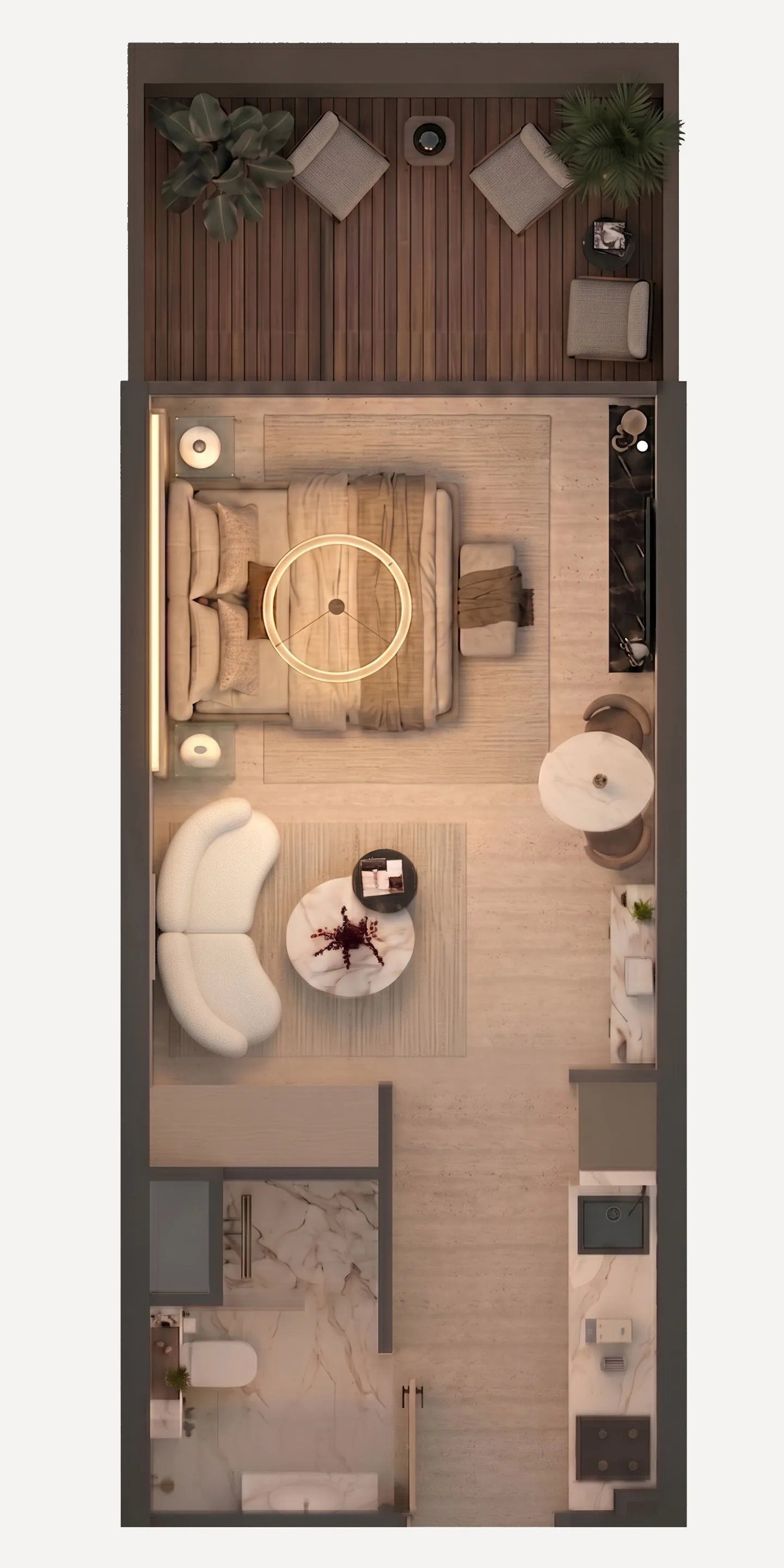 0 bedroom Apartments floor plan at Siana by Zoya