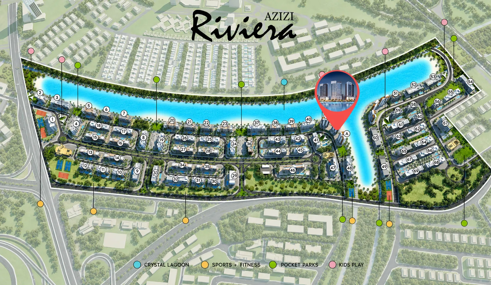 Riviera Beachfront master plan 1