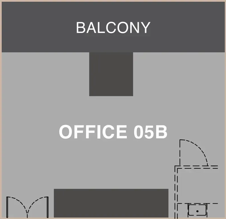  bedroom Office floor plan at Burj Capital Business Bay