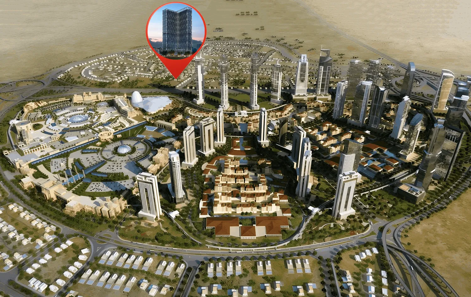 Binghatti Vintage master plan 1