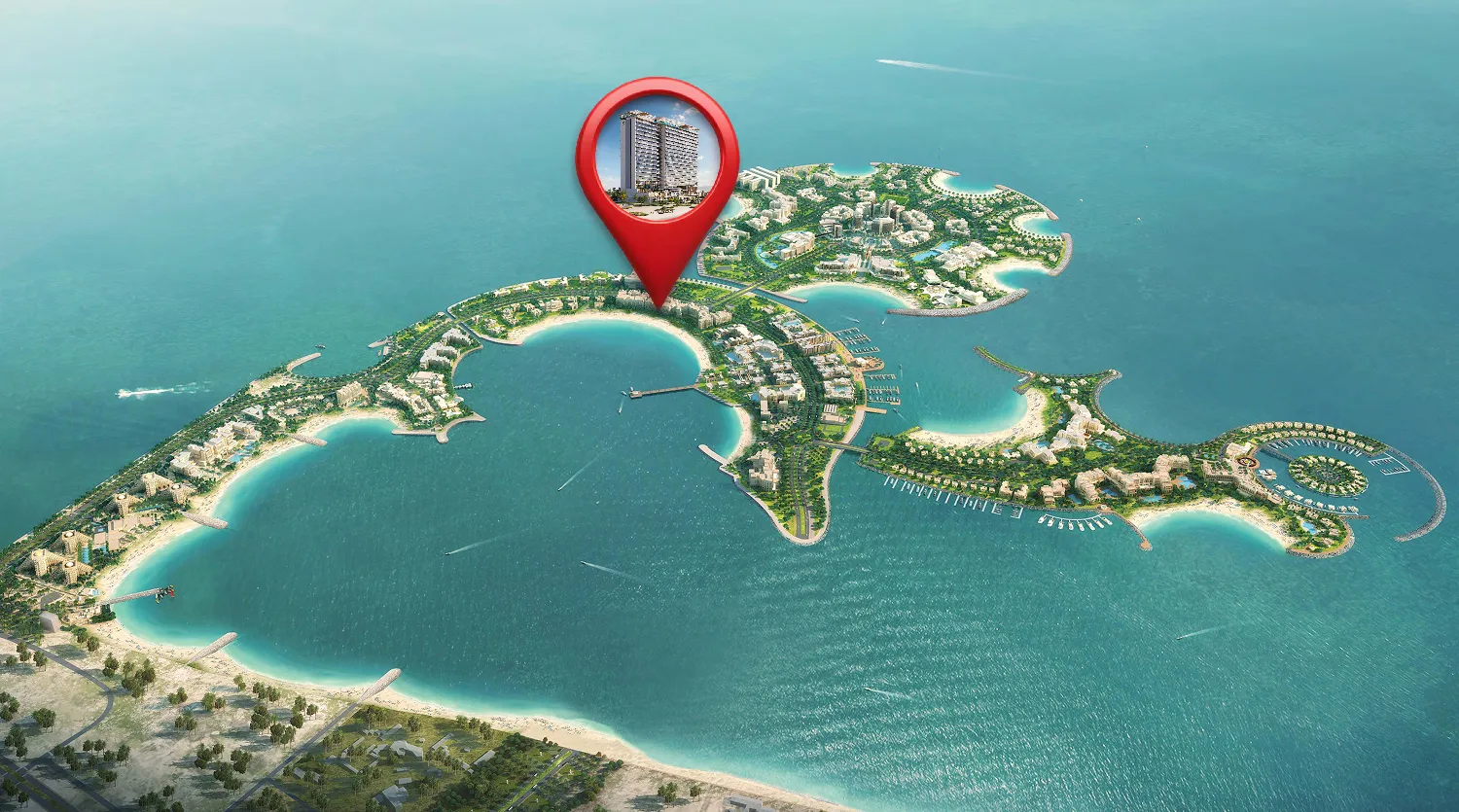 The Residences at Sheraton Al Marjan Island Resort Phase 1 & 2 master plan 1