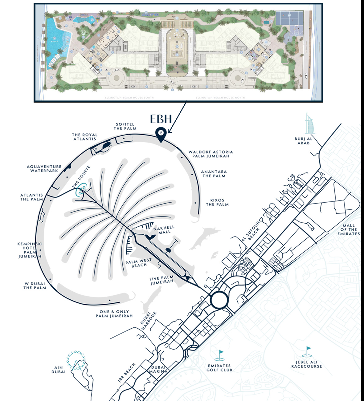Ellington Beach House master plan 1