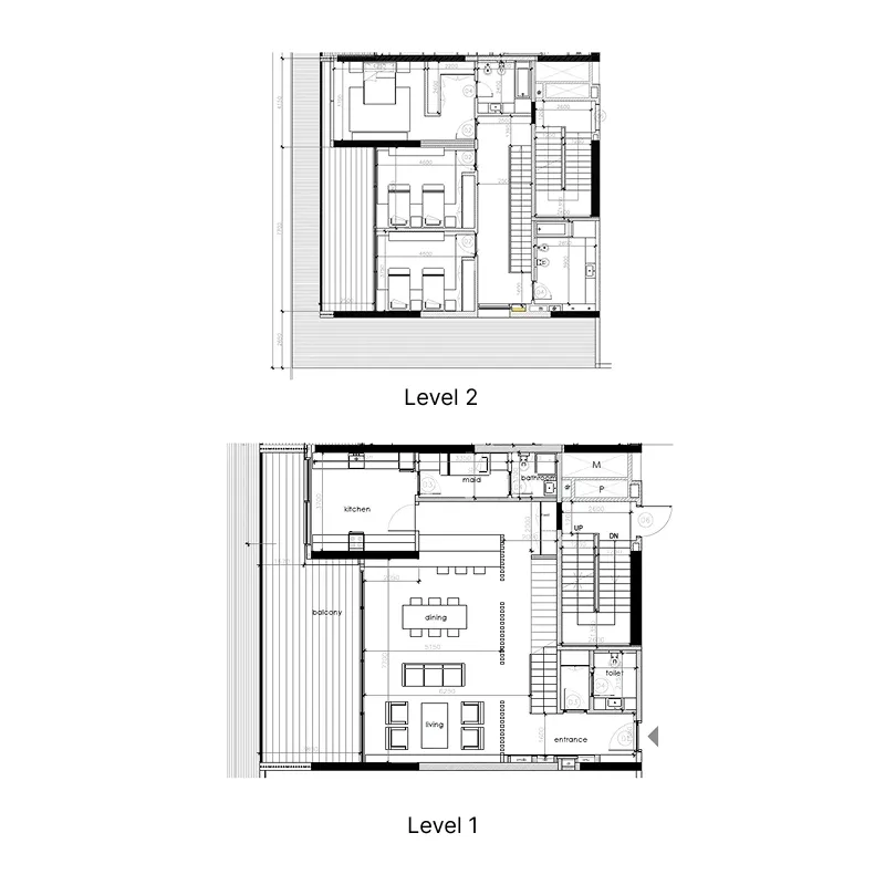 3 bedroom Duplex floor plan at Gateway Porto Al Zorah