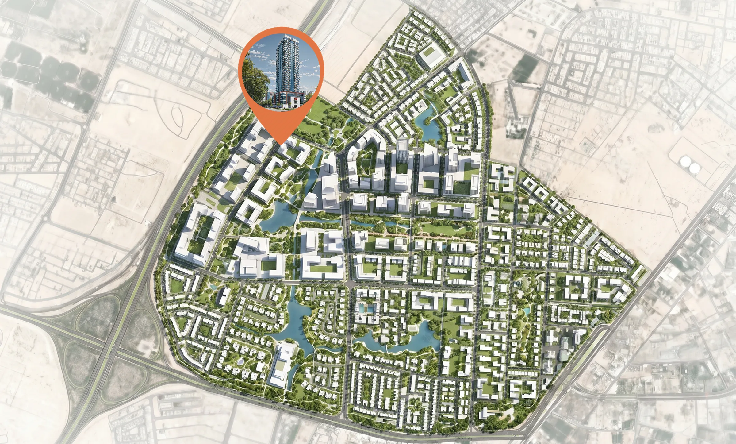 Al-Aamra 1 Tower master plan 1