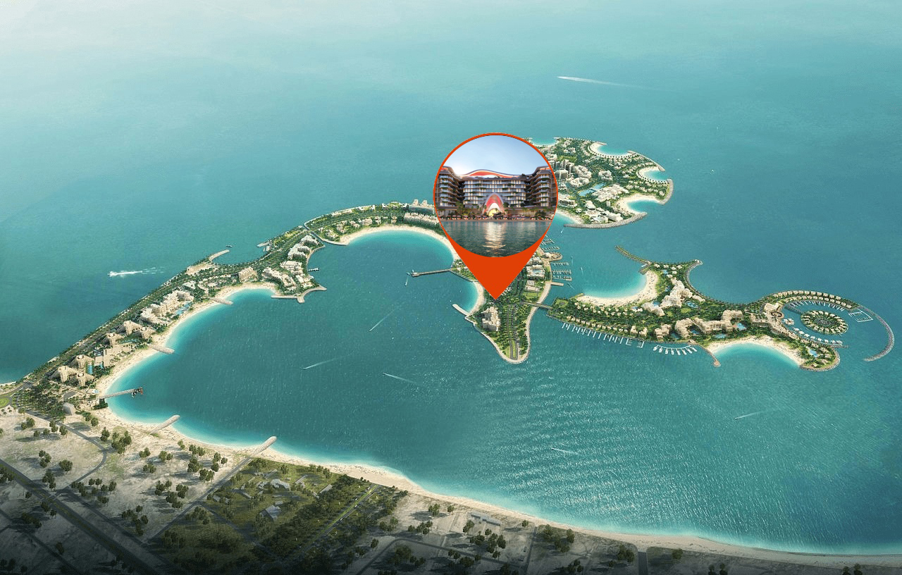 The Unexpected Al Marjan Island Hotel and Residence master plan 1