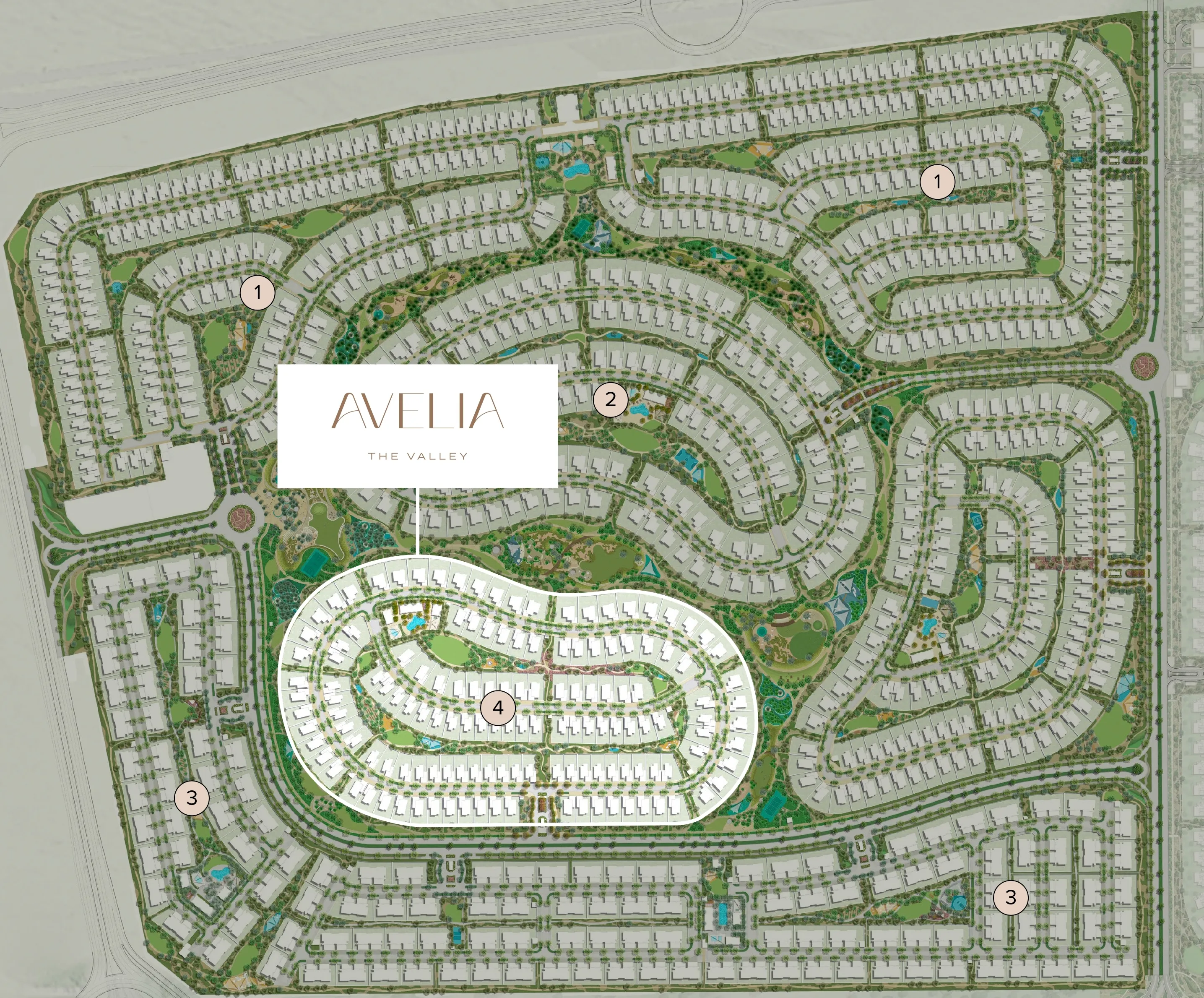 Avelia The Valley master plan 1