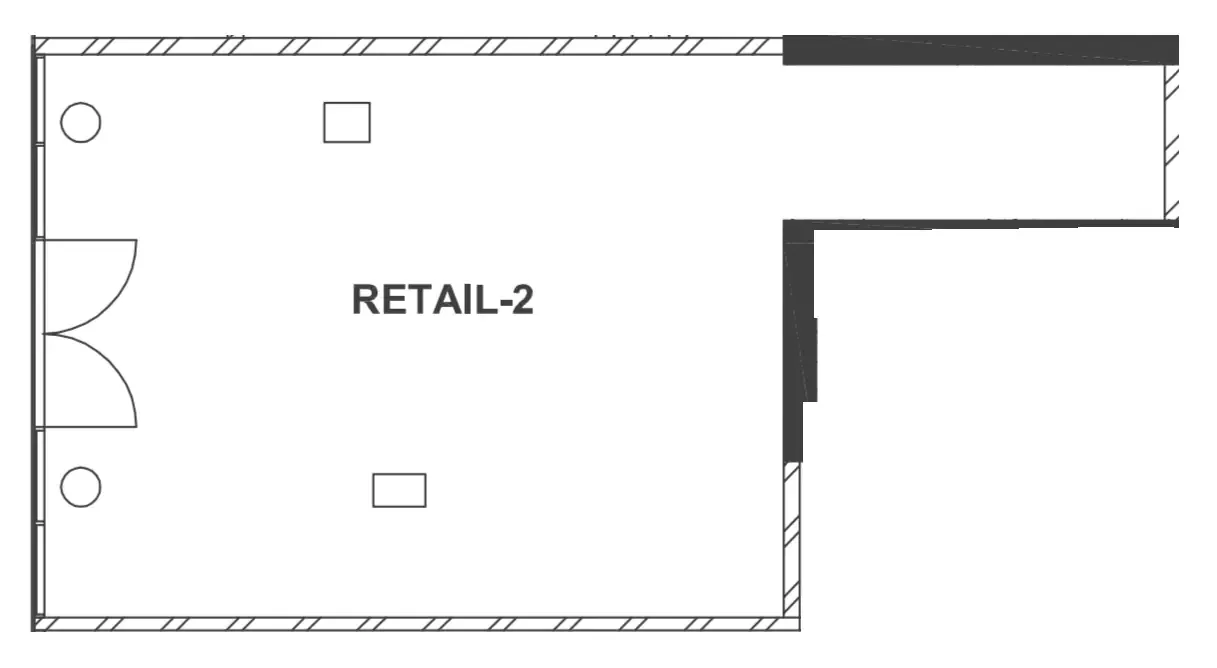  bedroom Retail floor plan at Interstellar Tower