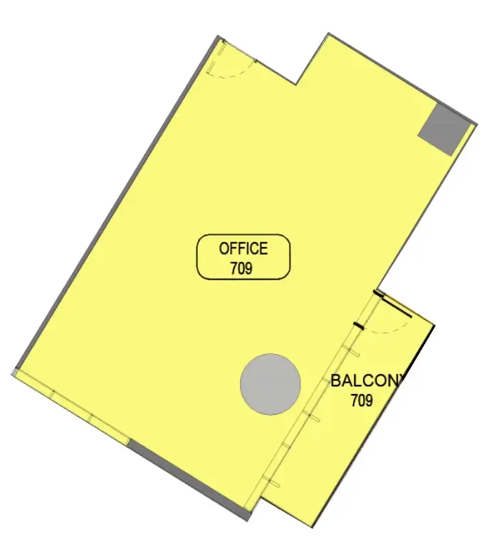  bedroom Office floor plan at Samana Barari Avenue