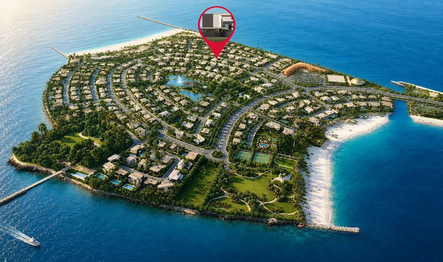 Isola Villa Terra Collection master plan 1
