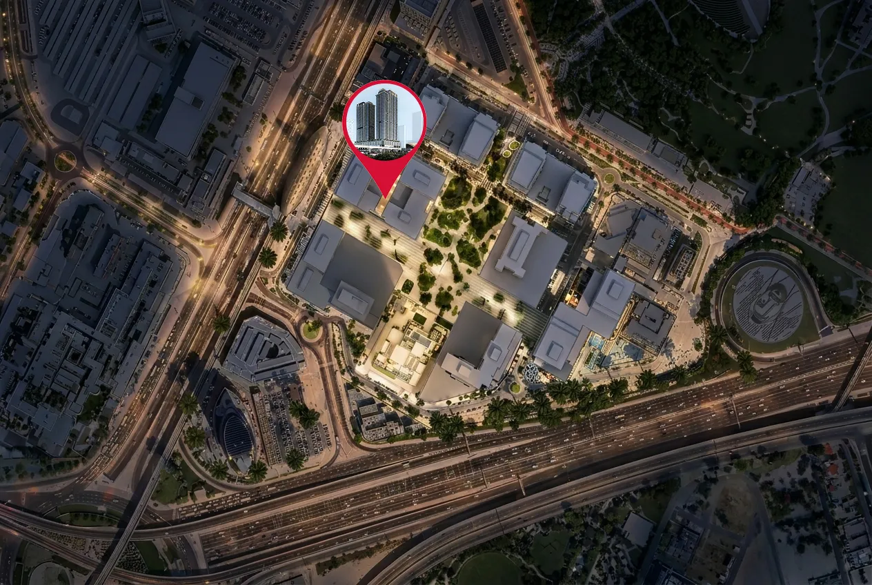 Avenue Park Towers 1 at Wasl 1 master plan 1