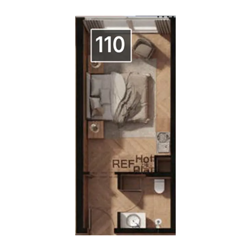 0 bedroom Apartments floor plan at Magnolia